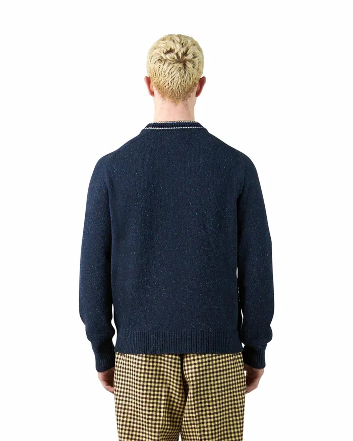 Men Sweater 8211 Blue Philippe Model Paris Knitwear And Sweatshirts