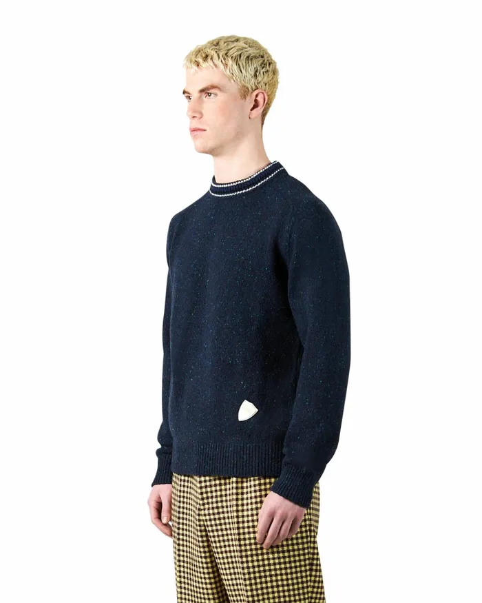 Men Sweater 8211 Blue Philippe Model Paris Knitwear And Sweatshirts