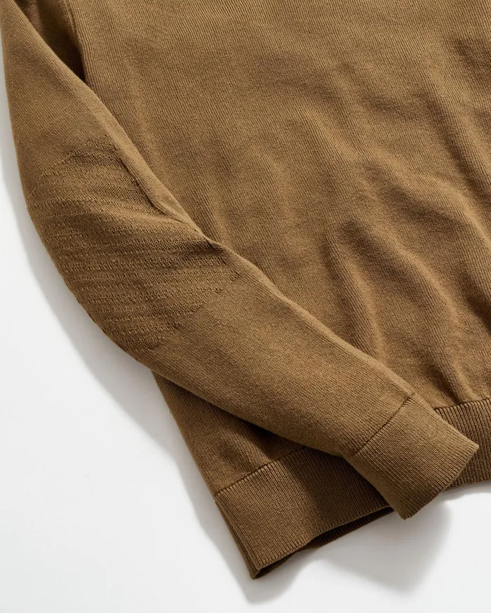 Men Sweaters and Sweatshirts Billy Reid American V Neck Sweater Olive