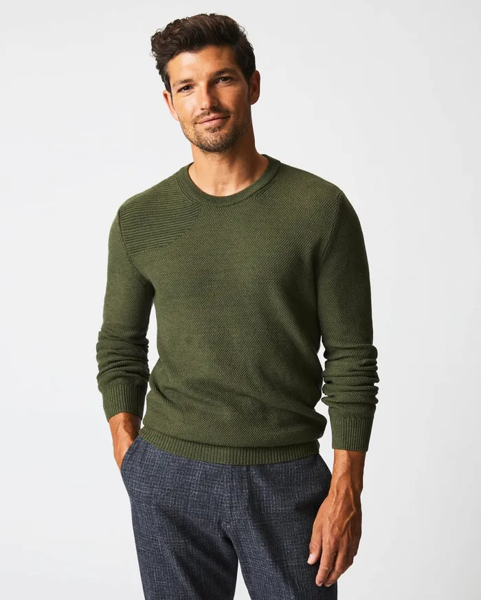 Men Sweaters and Sweatshirts Billy Reid Hunting Sweater Fern
