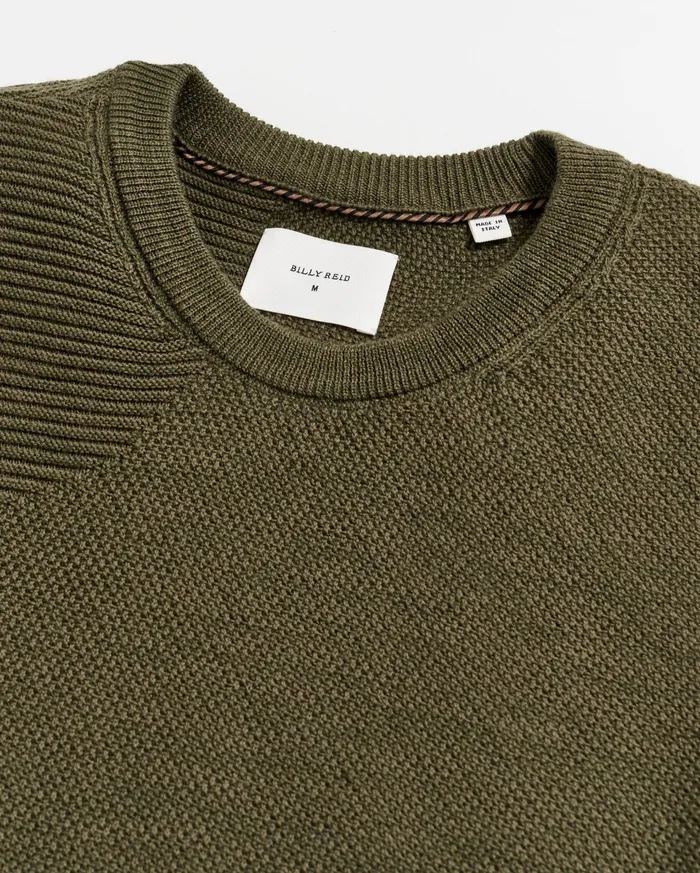 Men Sweaters and Sweatshirts Billy Reid Hunting Sweater Fern