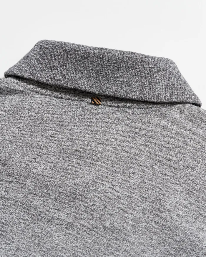 Men Sweaters and Sweatshirts Billy Reid Mouline Shawl Pullover Medium Grey