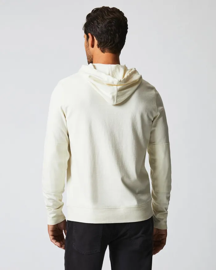 Men Sweaters and Sweatshirts Billy Reid Practice Hoodie Tinted White