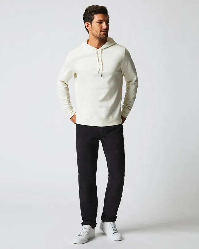 Men Sweaters and Sweatshirts Billy Reid Practice Hoodie Tinted White
