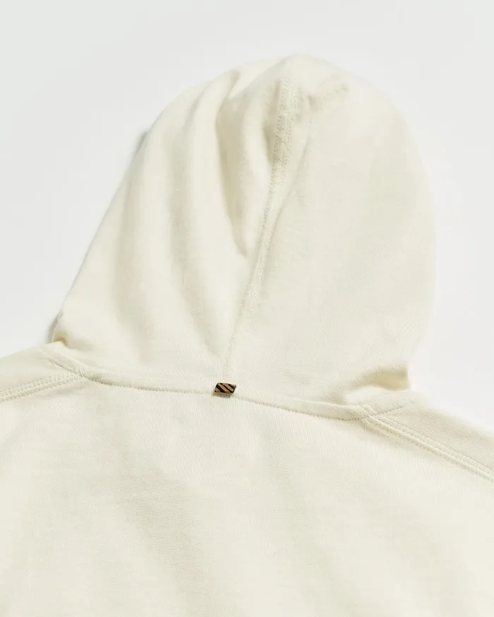 Men Sweaters and Sweatshirts Billy Reid Practice Hoodie Tinted White