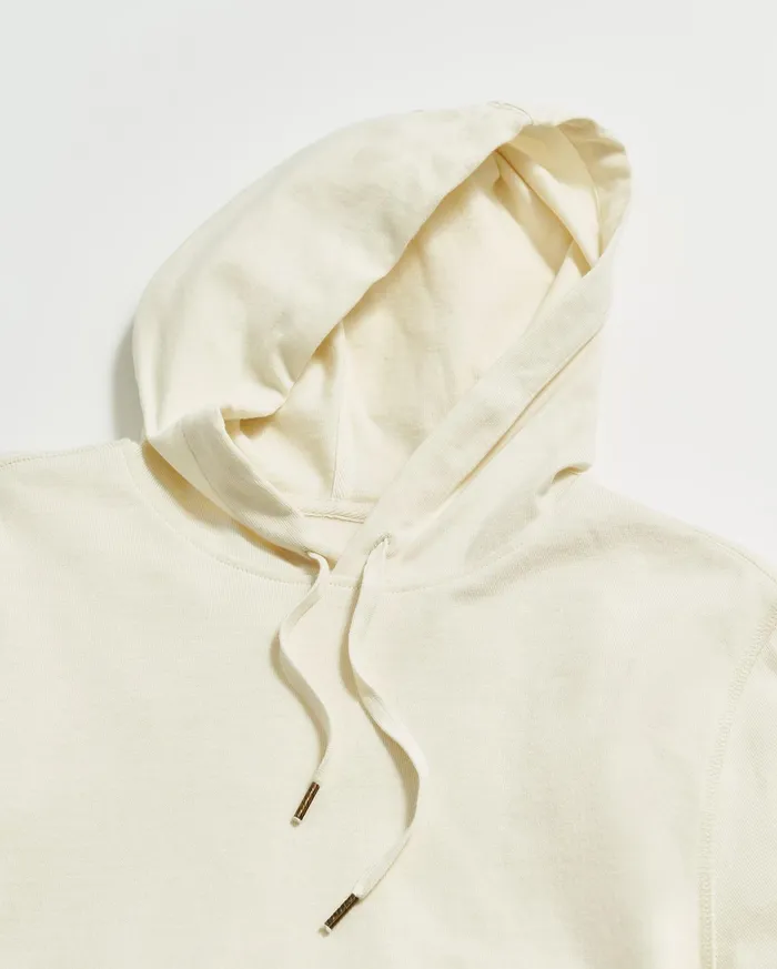 Men Sweaters and Sweatshirts Billy Reid Practice Hoodie Tinted White