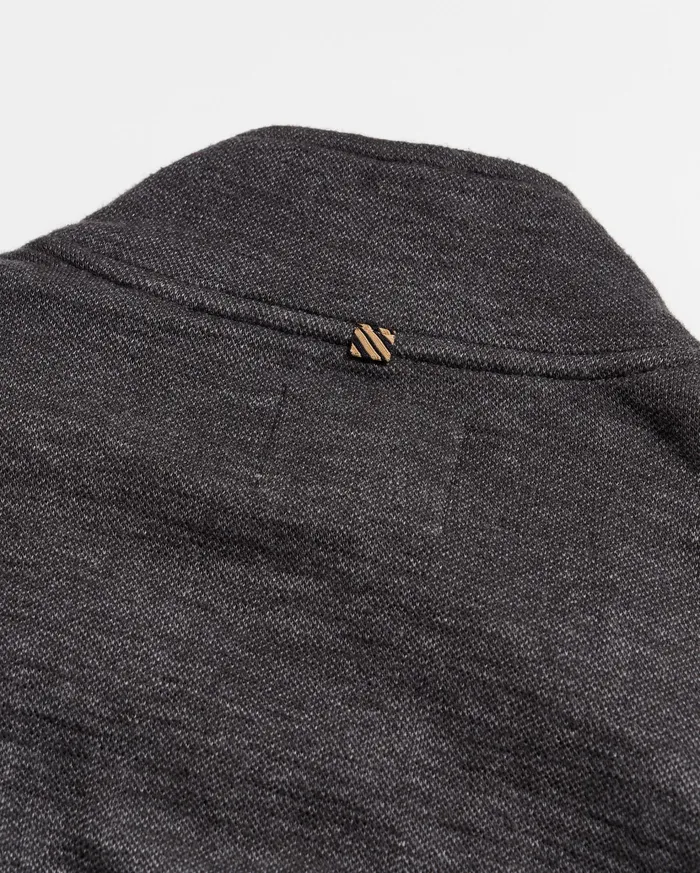 Men Sweaters and Sweatshirts Billy Reid Slub Cotton Cardigan Black