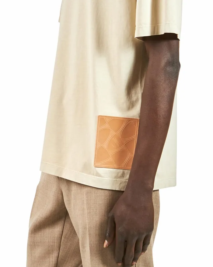 Men TShirt 8211 Beige Paris Philippe Model Paris TShirts And Shirts
