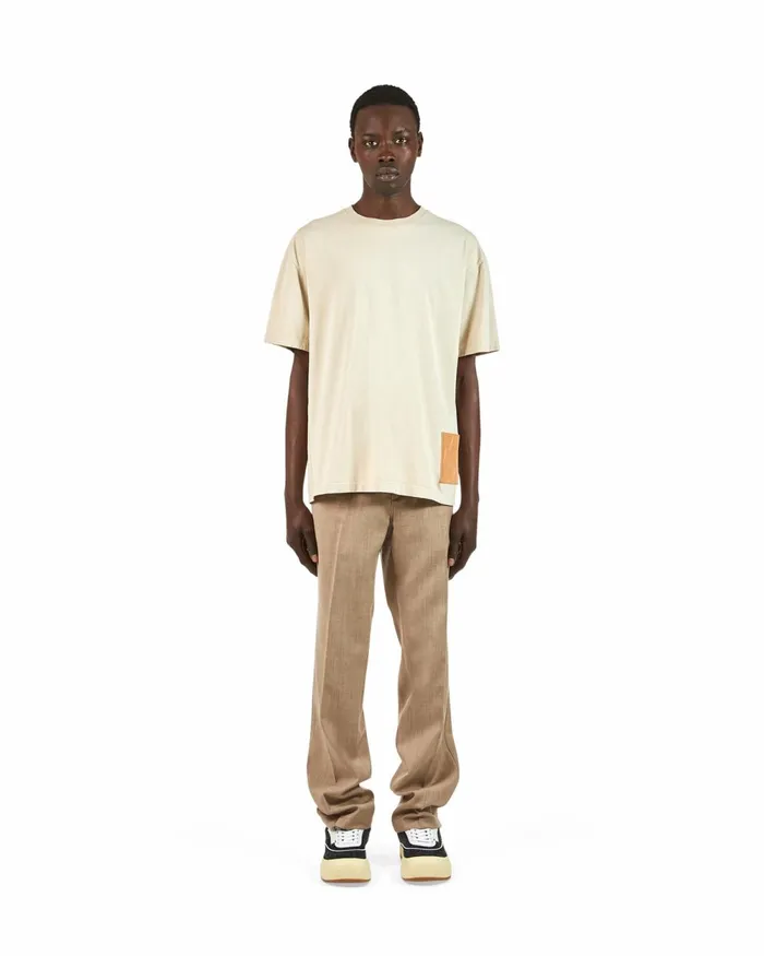 Men TShirt 8211 Beige Paris Philippe Model Paris TShirts And Shirts
