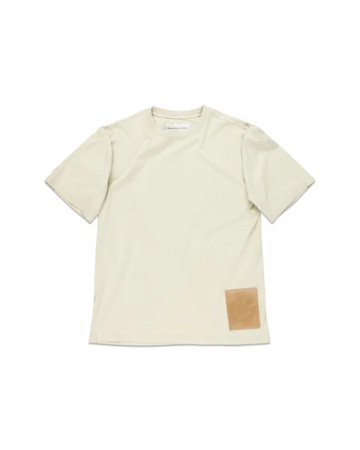 Men TShirt 8211 Beige Paris Philippe Model Paris TShirts And Shirts