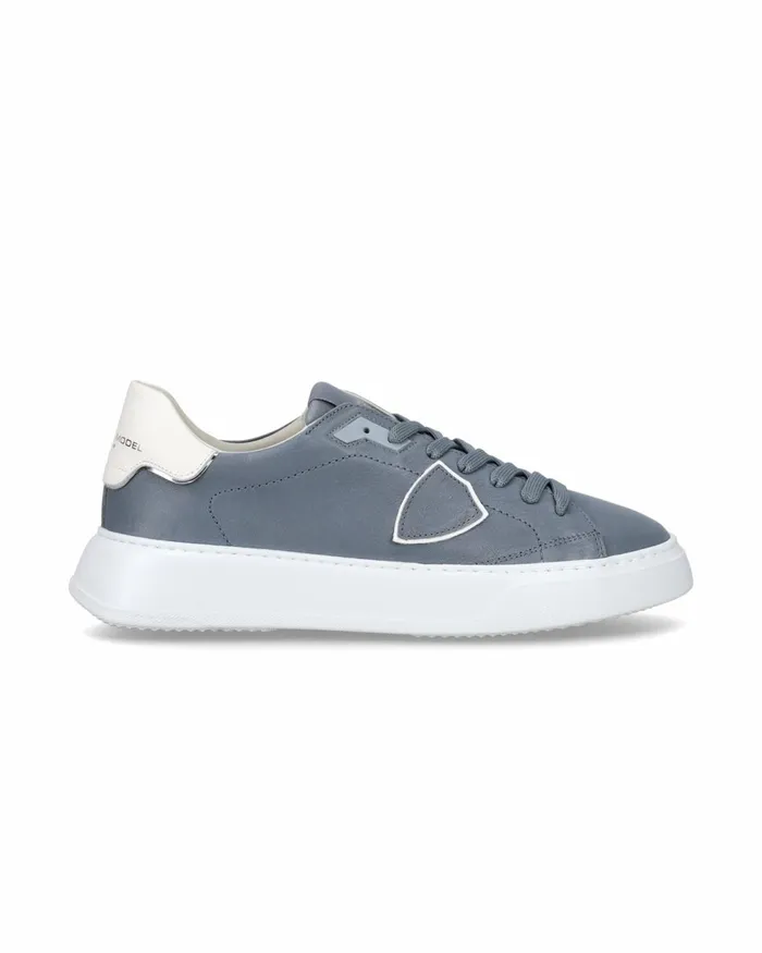 Men Temple Sneakers Blue Casual Shoes Paris Philippe Model Paris Casual