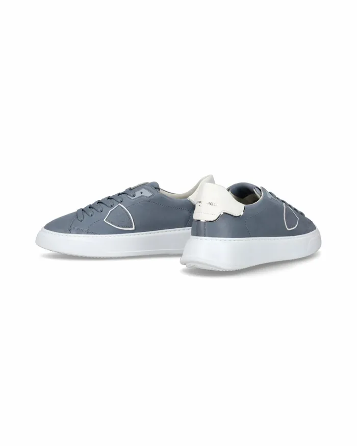 Men Temple Sneakers Blue Casual Shoes Paris Philippe Model Paris Casual