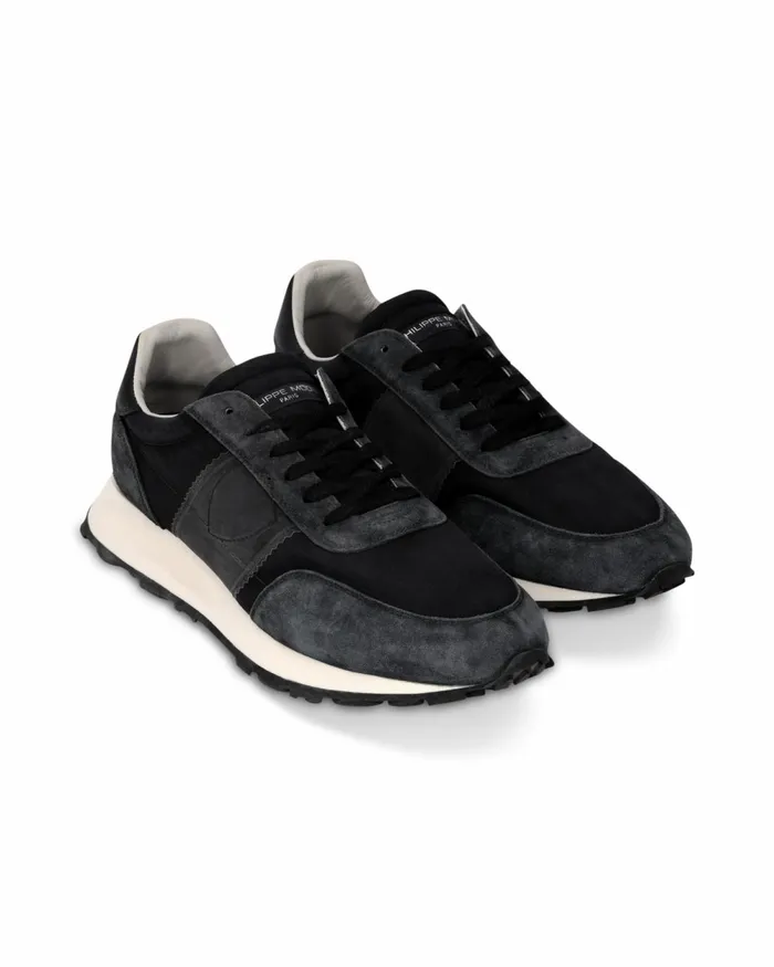 Men Tour Sneakers Black Shoes Philippe Model Paris Running