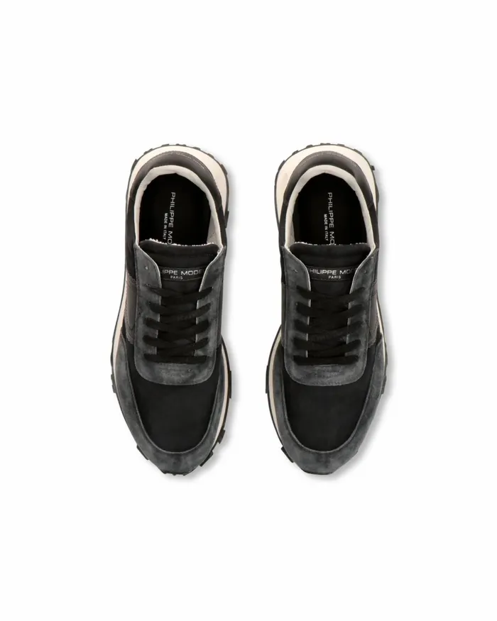 Men Tour Sneakers Black Shoes Philippe Model Paris Running