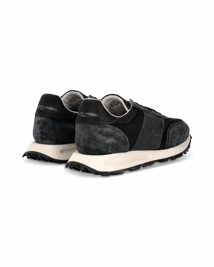 Men Tour Sneakers Black Shoes Philippe Model Paris Running