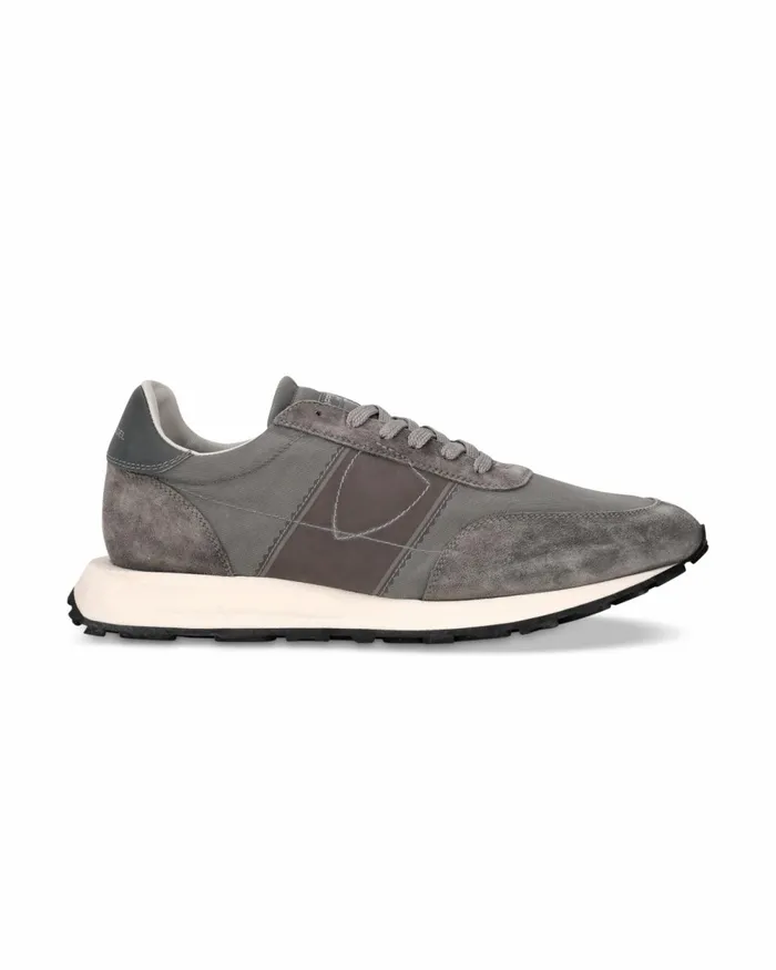 Men Tour Sneakers Gray Shoes Philippe Model Paris Running