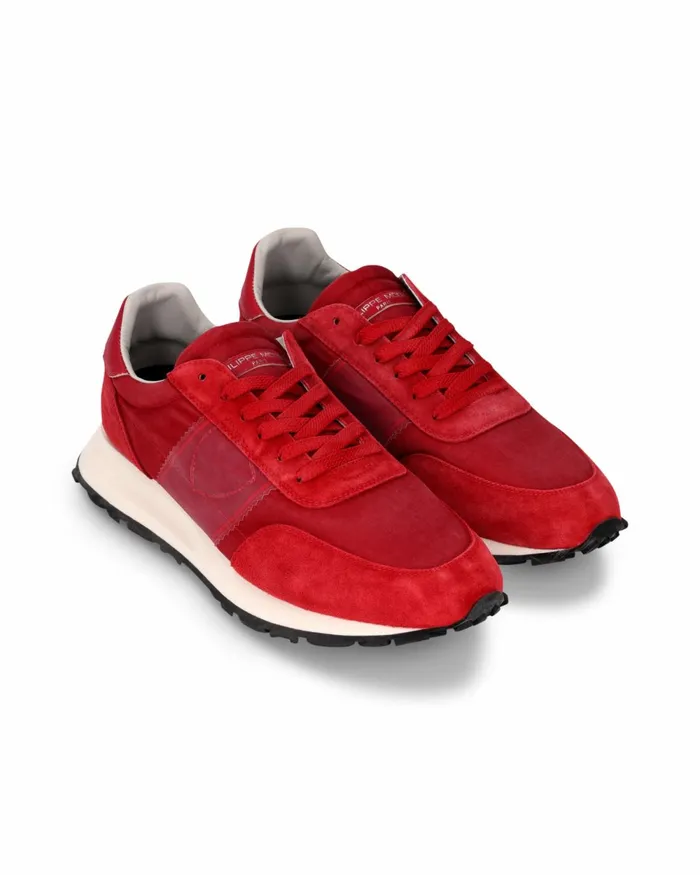 Men Tour Sneakers Red Shoes Philippe Model Paris Running