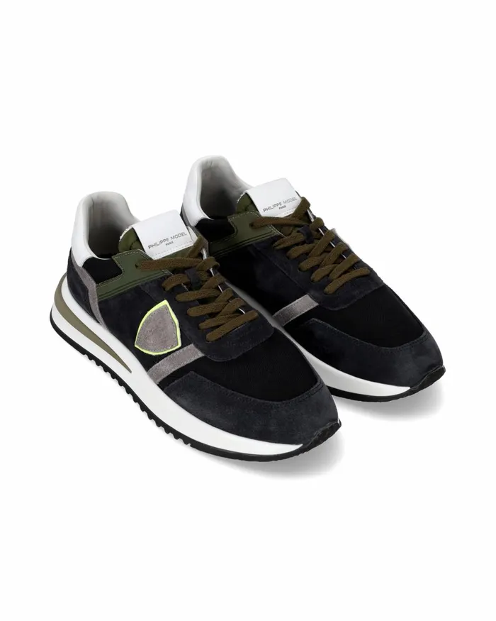 Men Tropez 21 Sneakers Black Shoes Philippe Model Paris Casual