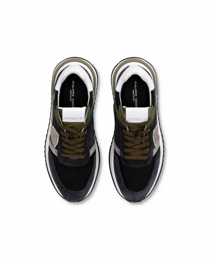 Men Tropez 21 Sneakers Black Shoes Philippe Model Paris Casual