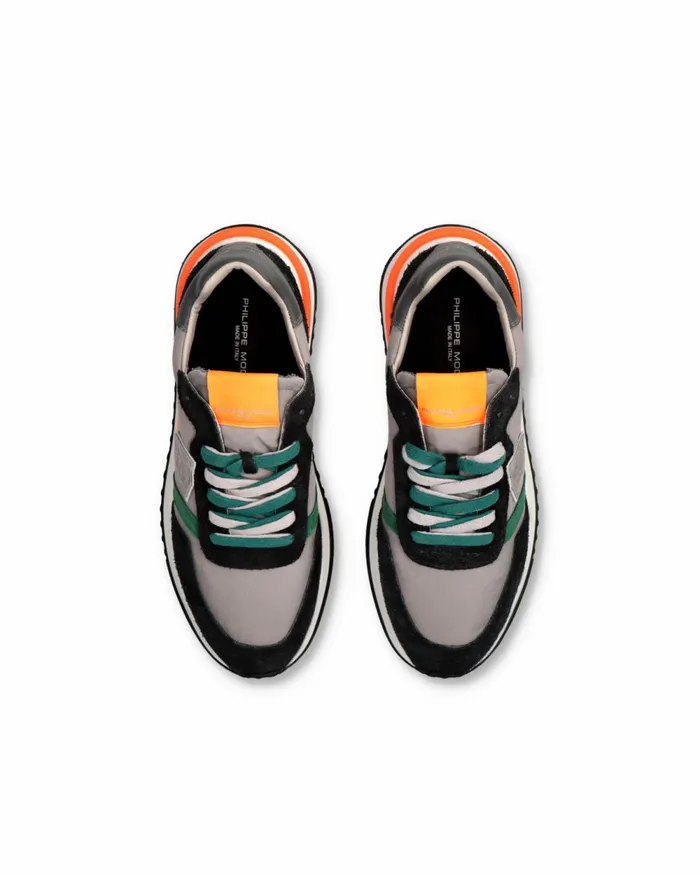 Men Tropez 21 Sneakers Gray Shoes Philippe Model Paris Running