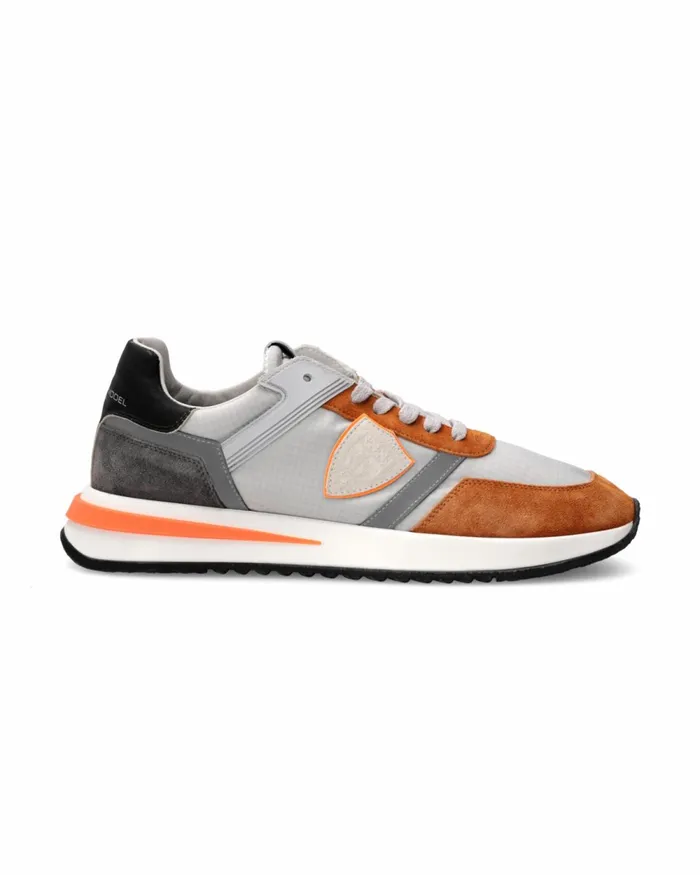 Men Tropez 21 Sneakers GreyCognac Shoes Philippe Model Paris Low