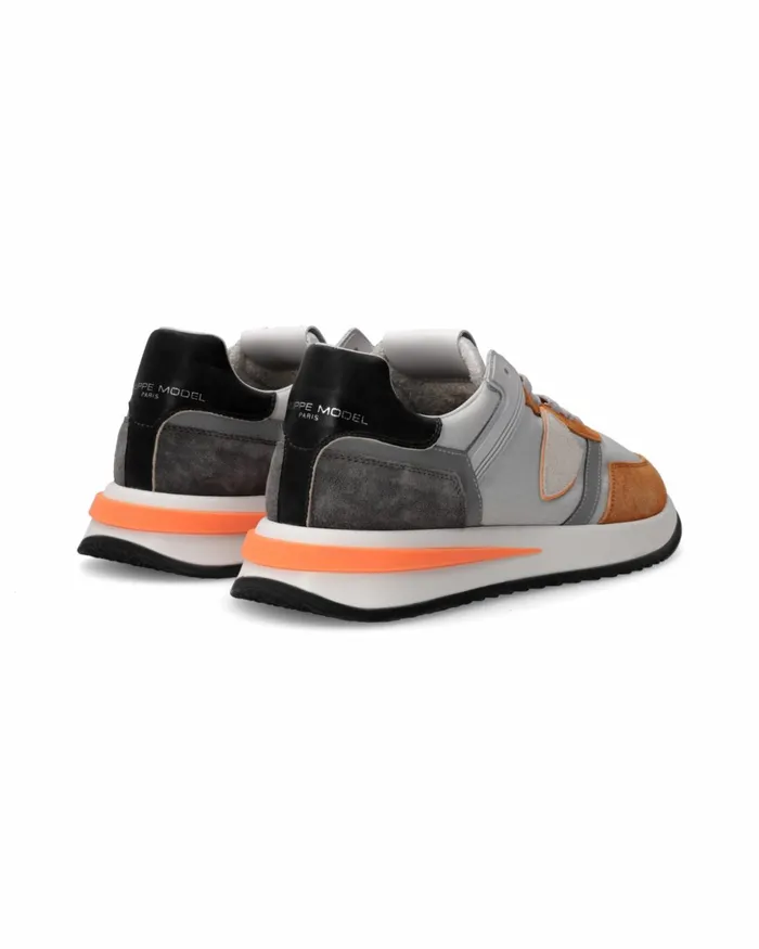 Men Tropez 21 Sneakers GreyCognac Shoes Philippe Model Paris Low