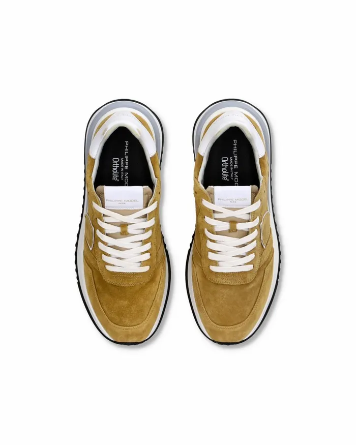 Men Tropez 21 Sneakers Senape Shoes Paris Philippe Model Paris Casual