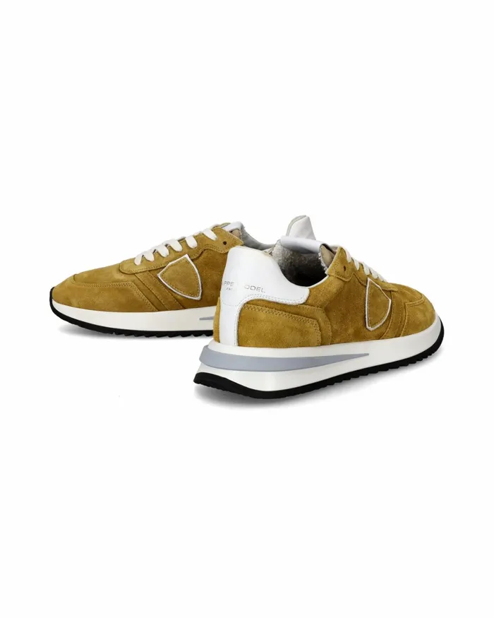 Men Tropez 21 Sneakers Senape Shoes Paris Philippe Model Paris Casual