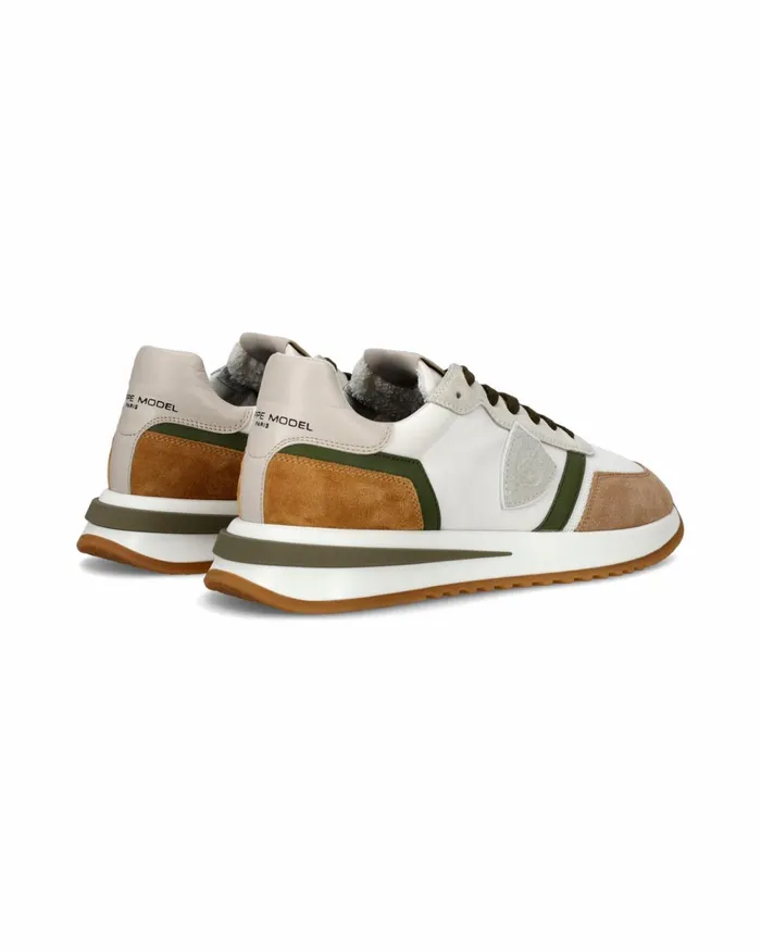 Men Tropez 21 Sneakers WhiteGreen Shoes Paris Philippe Model Paris Casual