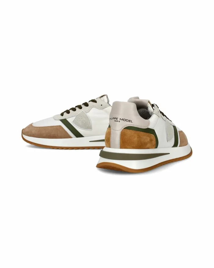 Men Tropez 21 Sneakers WhiteGreen Shoes Paris Philippe Model Paris Casual