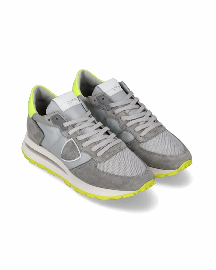 Men Tropez Haute Sneakers Gray Shoes Paris Philippe Model Paris Casual