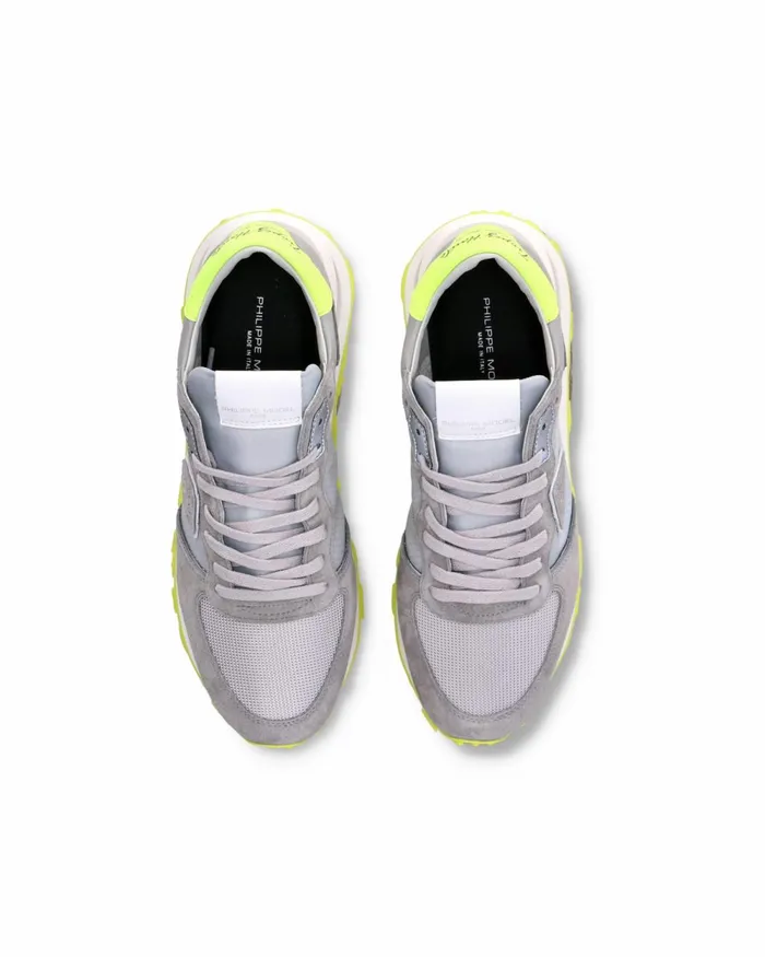 Men Tropez Haute Sneakers Gray Shoes Paris Philippe Model Paris Casual