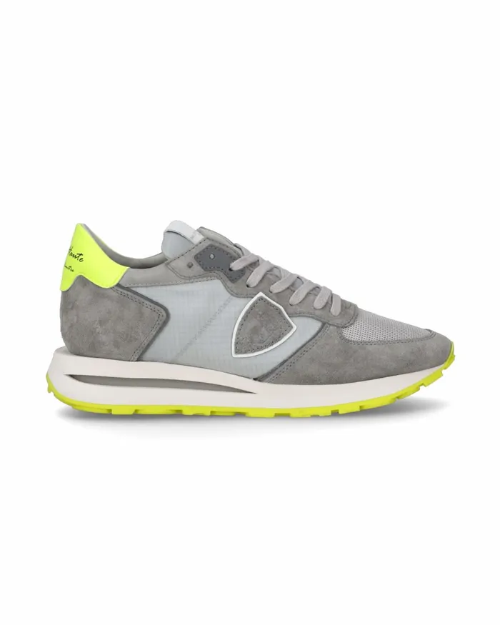 Men Tropez Haute Sneakers Gray Shoes Paris Philippe Model Paris Casual