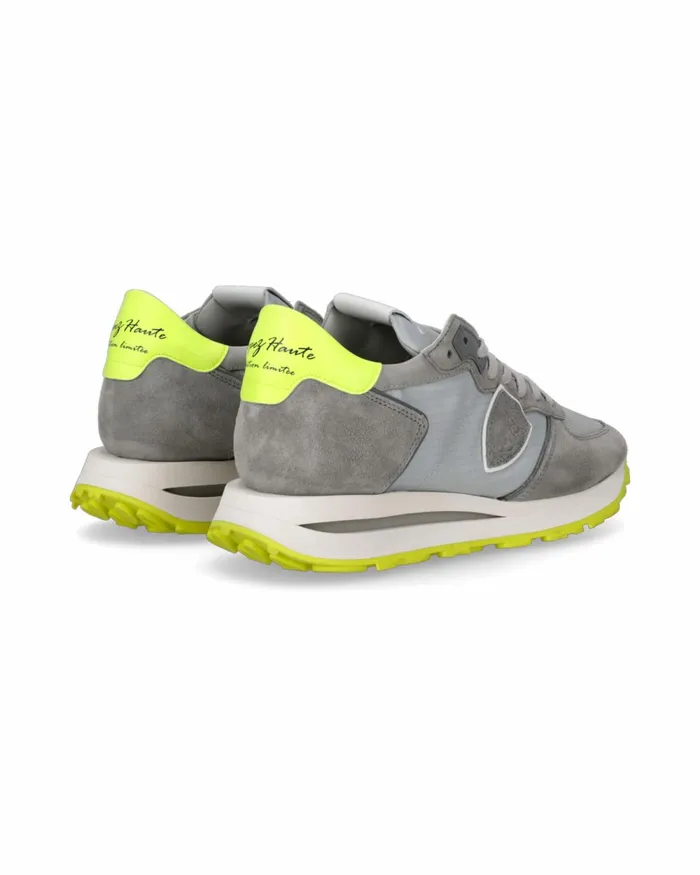 Men Tropez Haute Sneakers Gray Shoes Paris Philippe Model Paris Casual