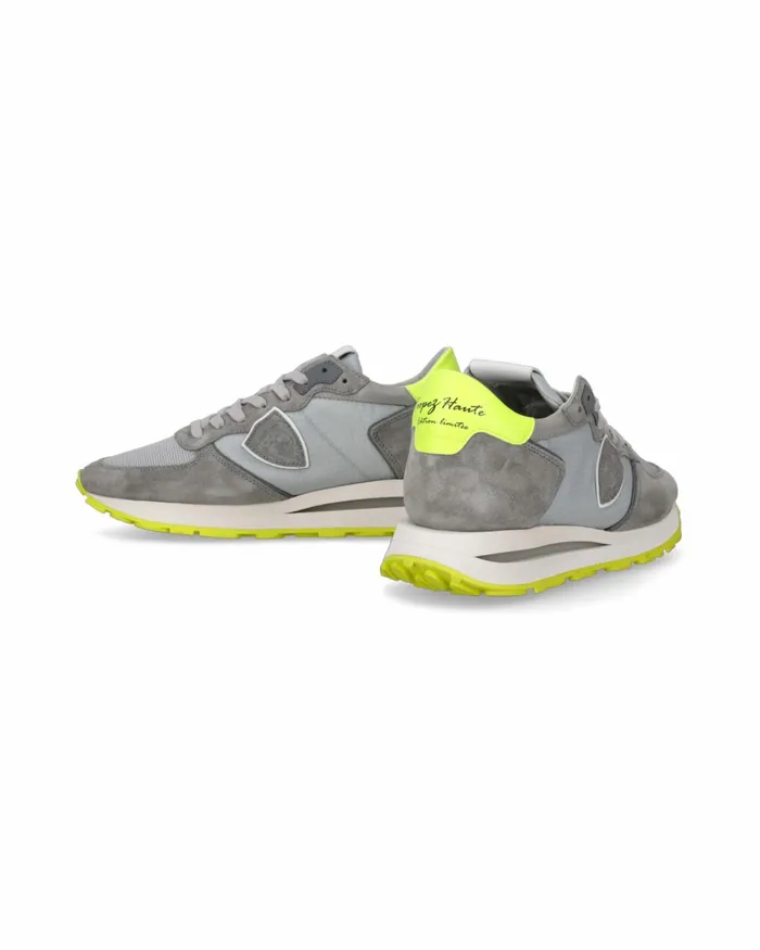 Men Tropez Haute Sneakers Gray Shoes Paris Philippe Model Paris Casual