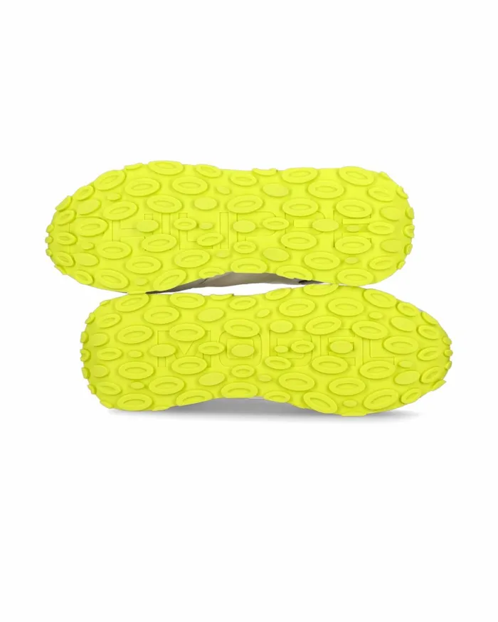 Men Tropez Haute Sneakers WhiteYellow Shoes Paris Philippe Model Paris Casual