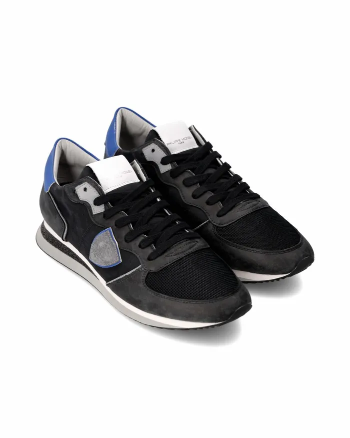 Men Trpx Sneakers BlackBluette Shoes Philippe Model Paris Casual