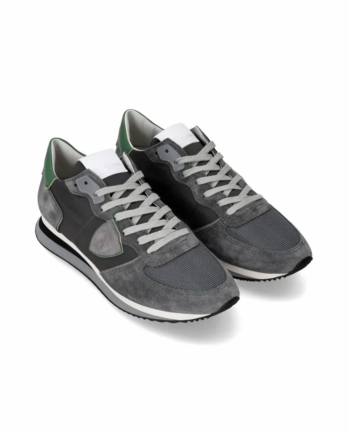 Men Trpx Sneakers GrayGreen Shoes Paris Philippe Model Paris Casual