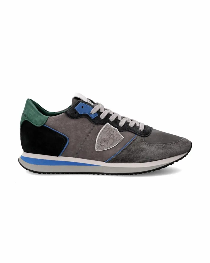 Men Trpx Sneakers GrayGreen Shoes Philippe Model Paris Casual