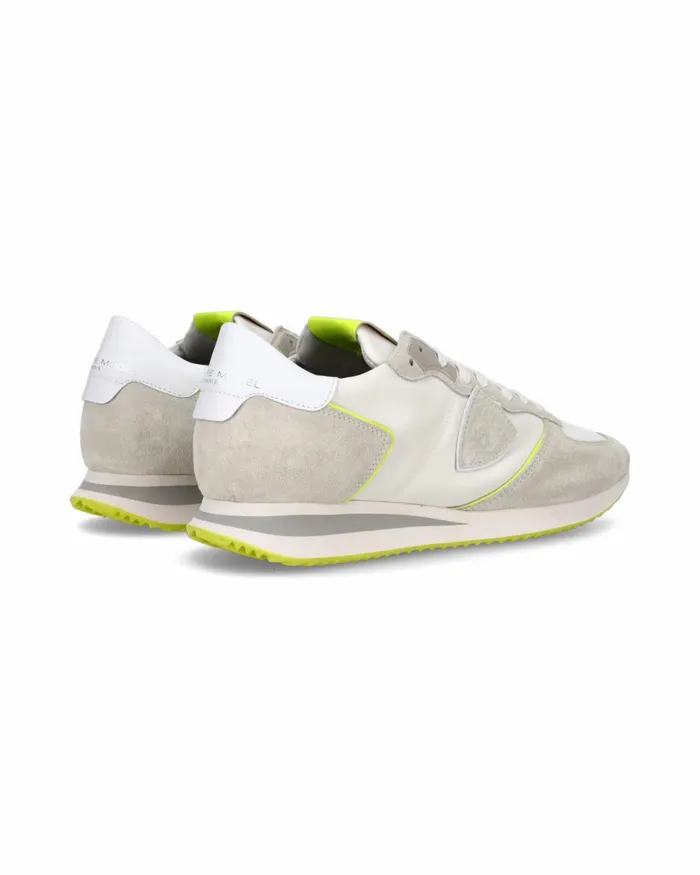 Men Trpx Sneakers WhiteYellow Shoes Philippe Model Paris Casual