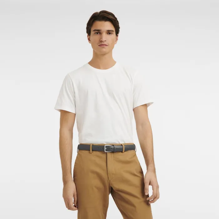 Men Vgtal Men039s Belt Grey Longchamp Belts