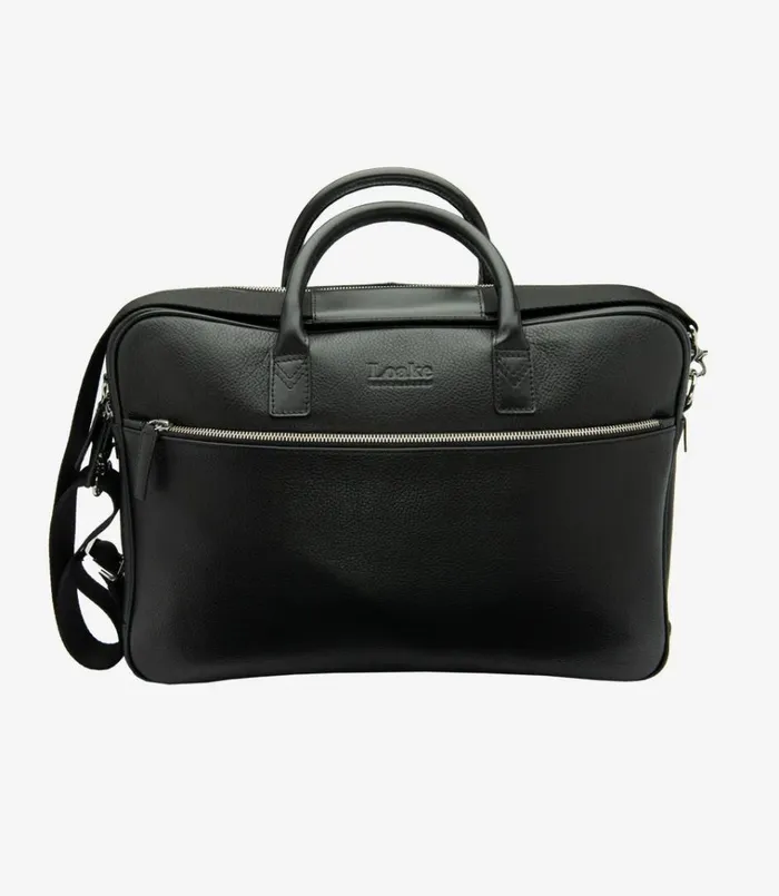Men Westminster Briefcase Black Grain Loake Day Bags