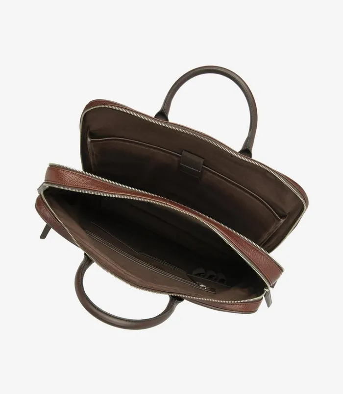 Men Westminster Briefcase Brown Grain Loake Formal Bags