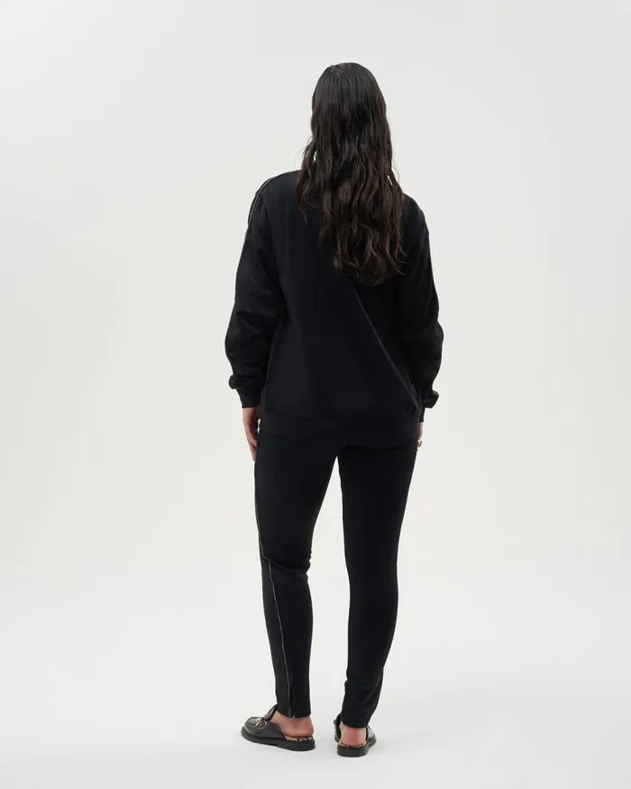 MenWomen Filling Pieces Coats and Jackets Jersey Track Jacket Black