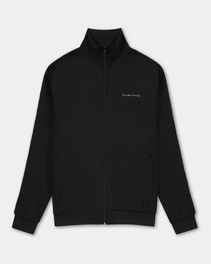 MenWomen Filling Pieces Coats and Jackets Jersey Track Jacket Black