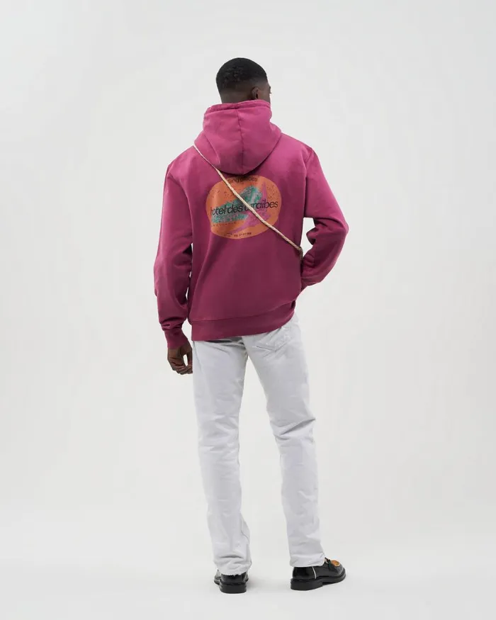 MenWomen Filling Pieces Hoodies and Sweatshirts FP Studio Hoodie HDC Burgundy