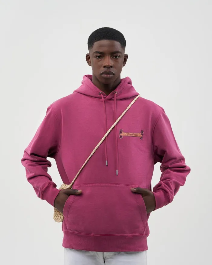 MenWomen Filling Pieces Hoodies and Sweatshirts FP Studio Hoodie HDC Burgundy