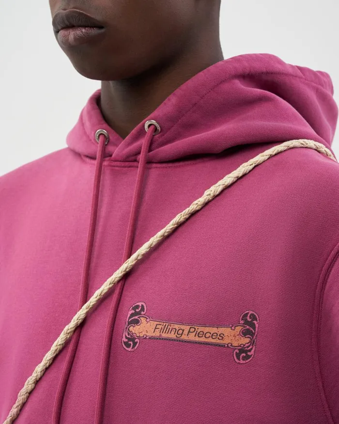 MenWomen Filling Pieces Hoodies and Sweatshirts FP Studio Hoodie HDC Burgundy