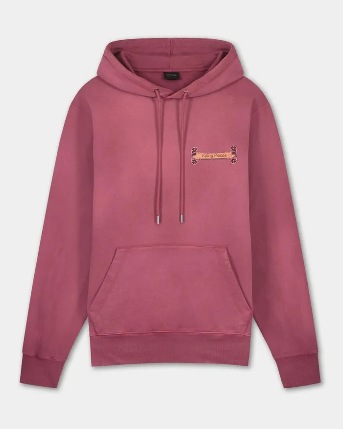 MenWomen Filling Pieces Hoodies and Sweatshirts FP Studio Hoodie HDC Burgundy