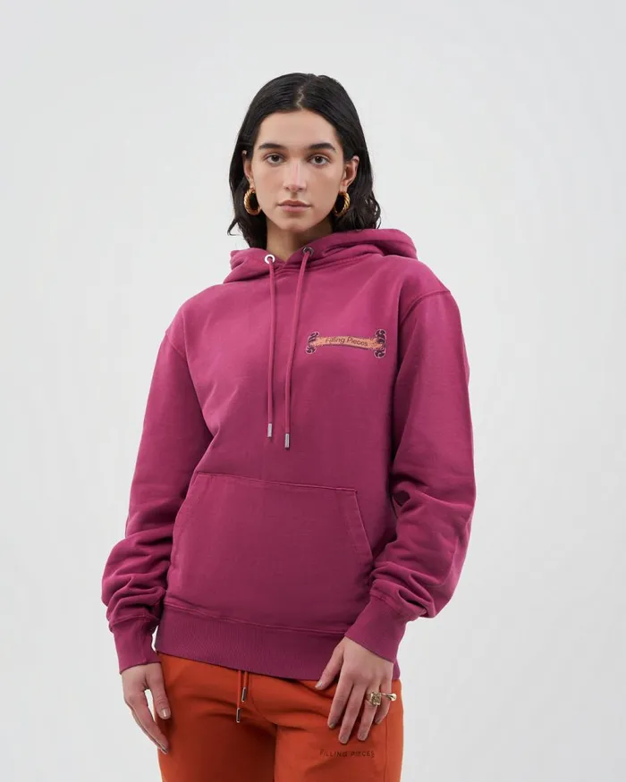MenWomen Filling Pieces Hoodies and Sweatshirts FP Studio Hoodie HDC Burgundy